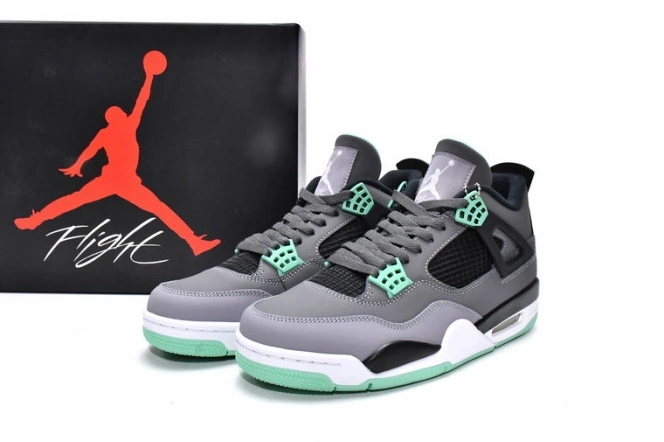 HYPE Glow Green Air 308497-033 Retro Jordan 4 0815
